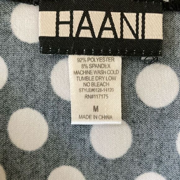 HAANI M Polka Dot Striped Boho Shift Dress - Picture 3 of 9